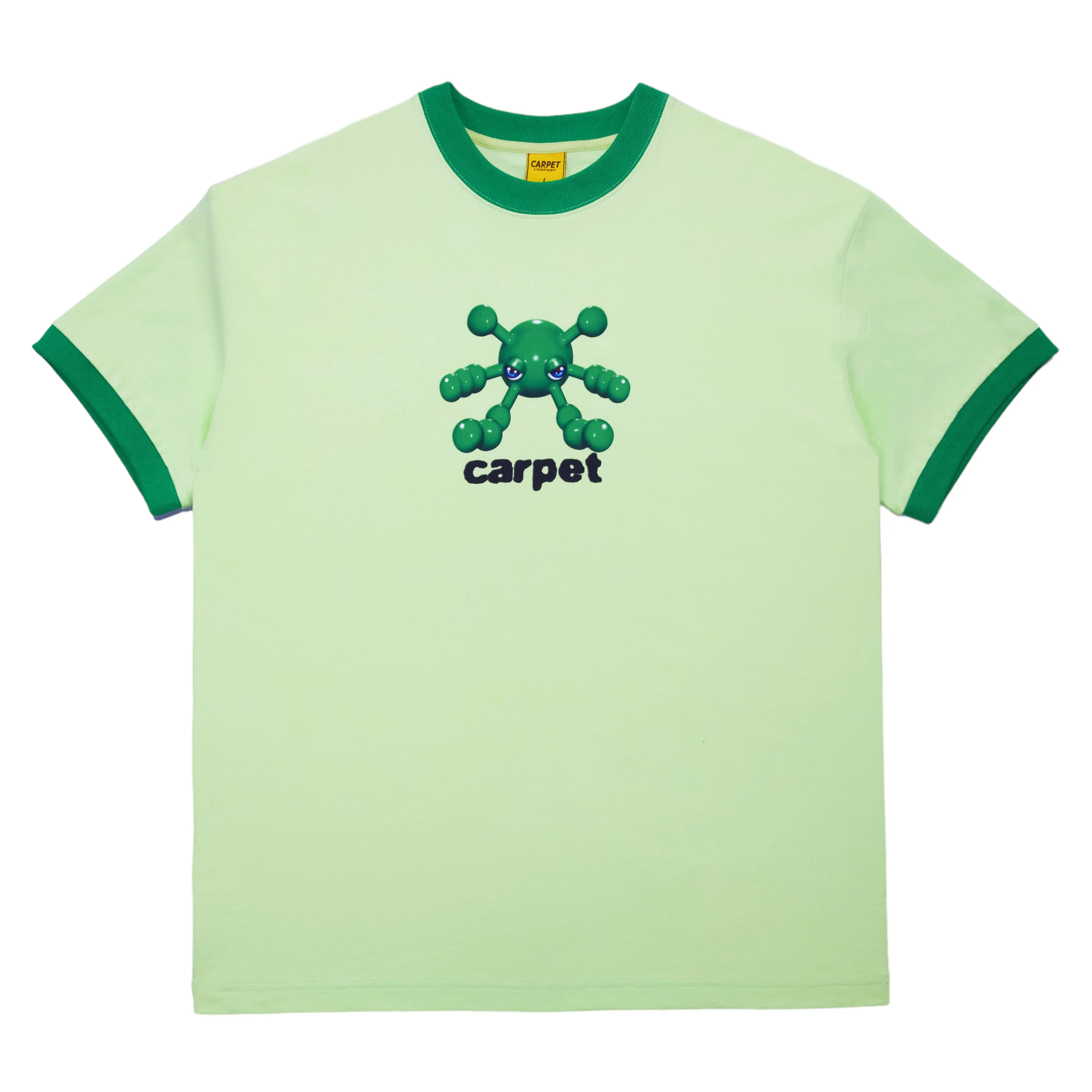 CARPET BACTERIA RINGER TEE GREEN