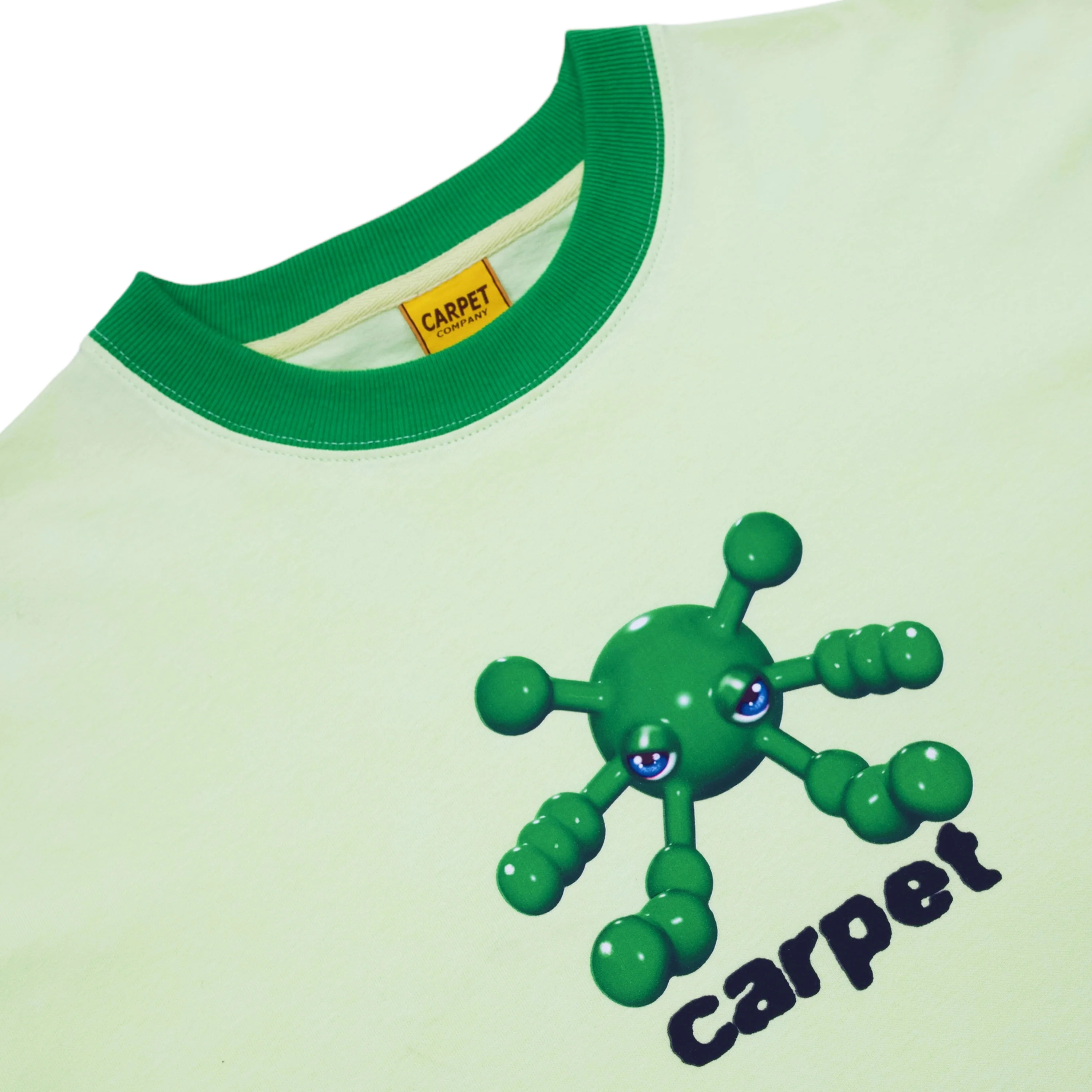CARPET BACTERIA RINGER TEE GREEN - Image 2
