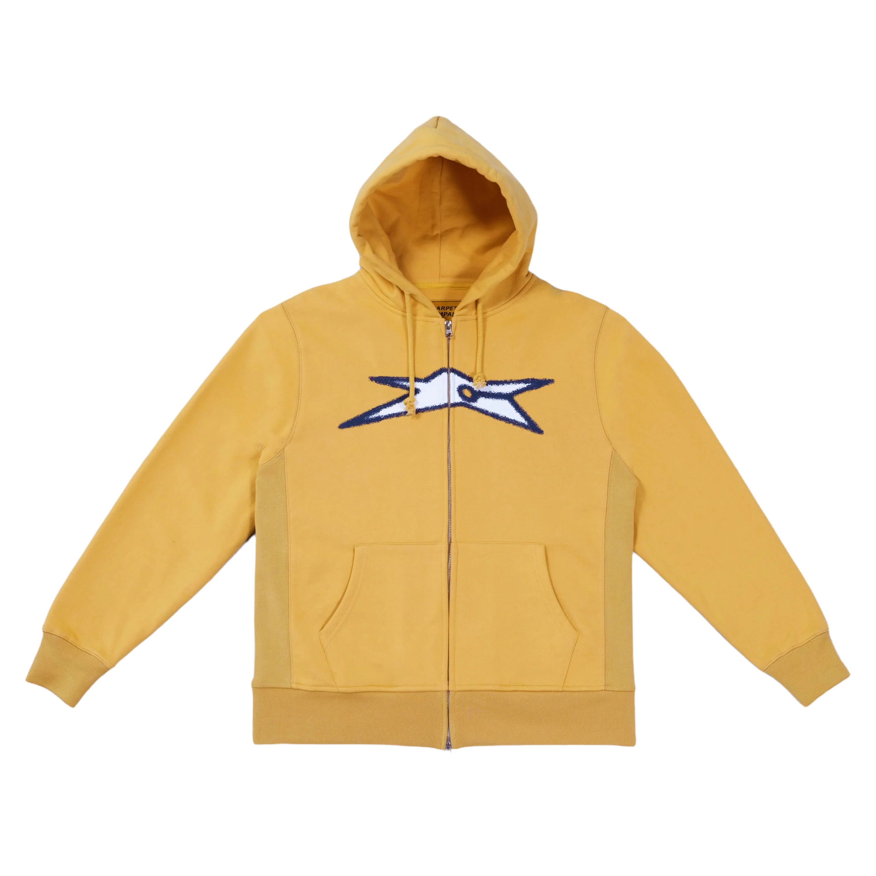 CARPET BIZARRO ZIP HOODIE MUSTARD