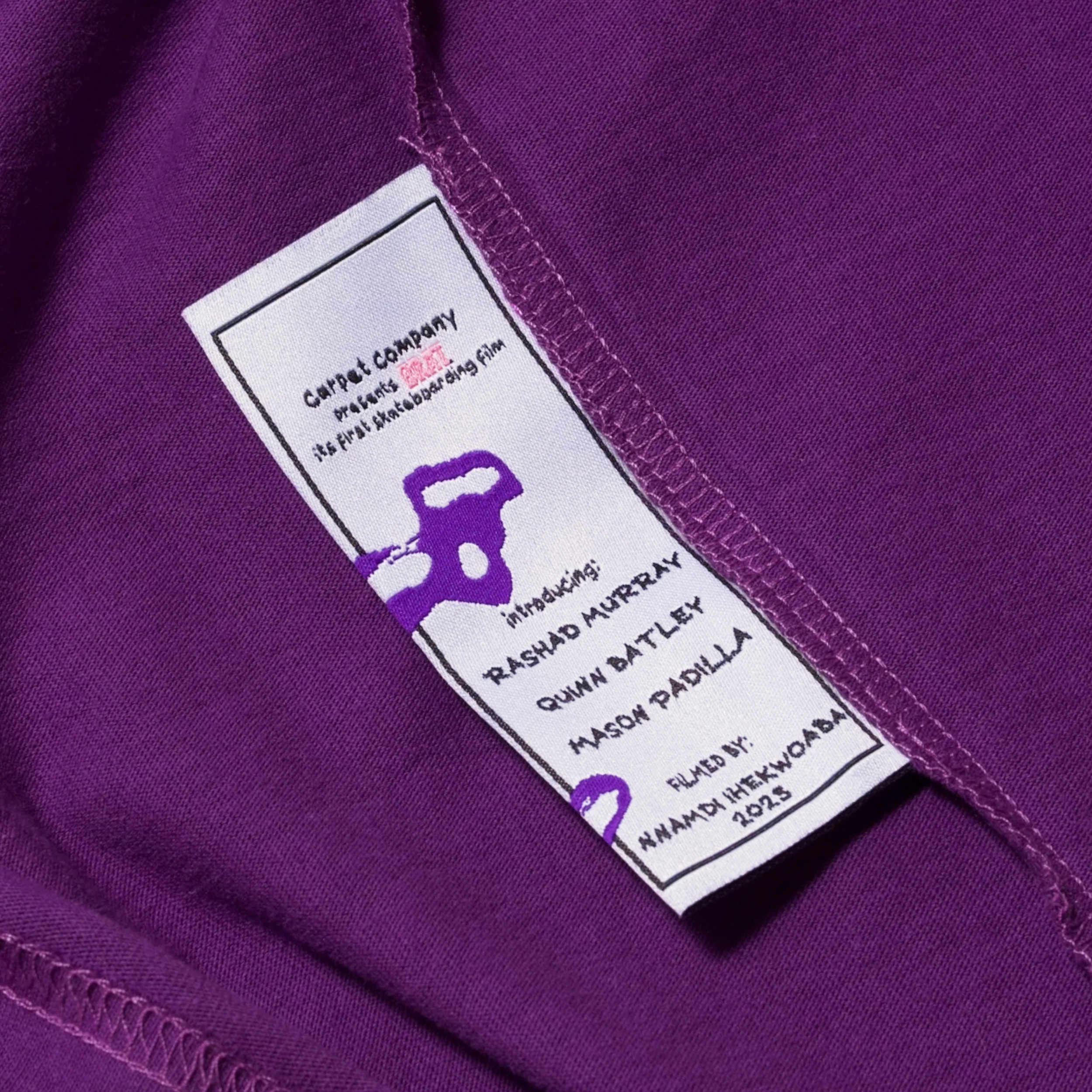 CARPET CO. BRAT TEE  PURPLE - Image 4