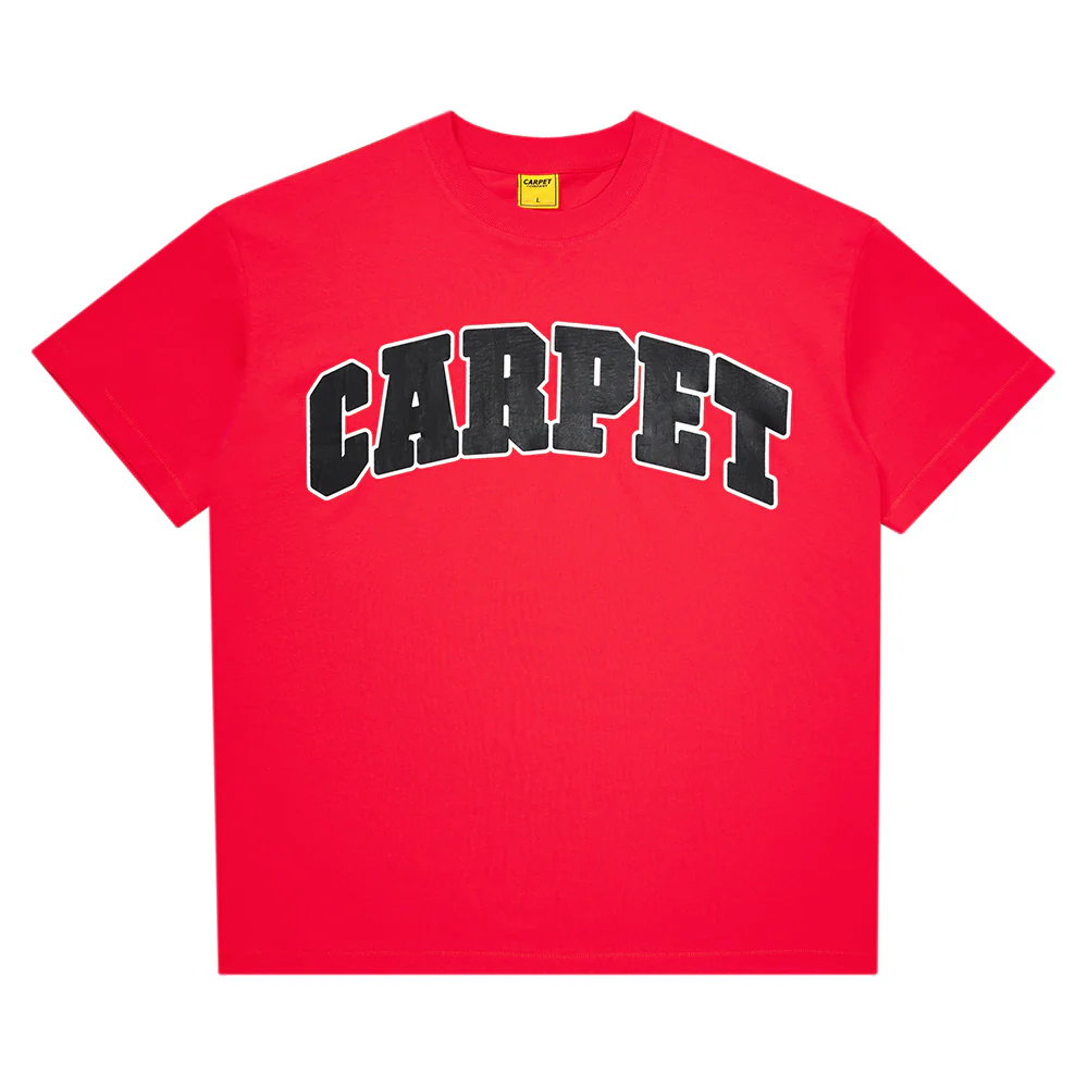 CARPET VARSITY TEE RED