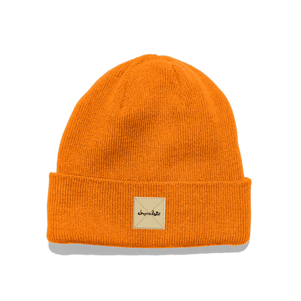 CHOCOLATE CHUNK PATCH BEANIE ORANGE