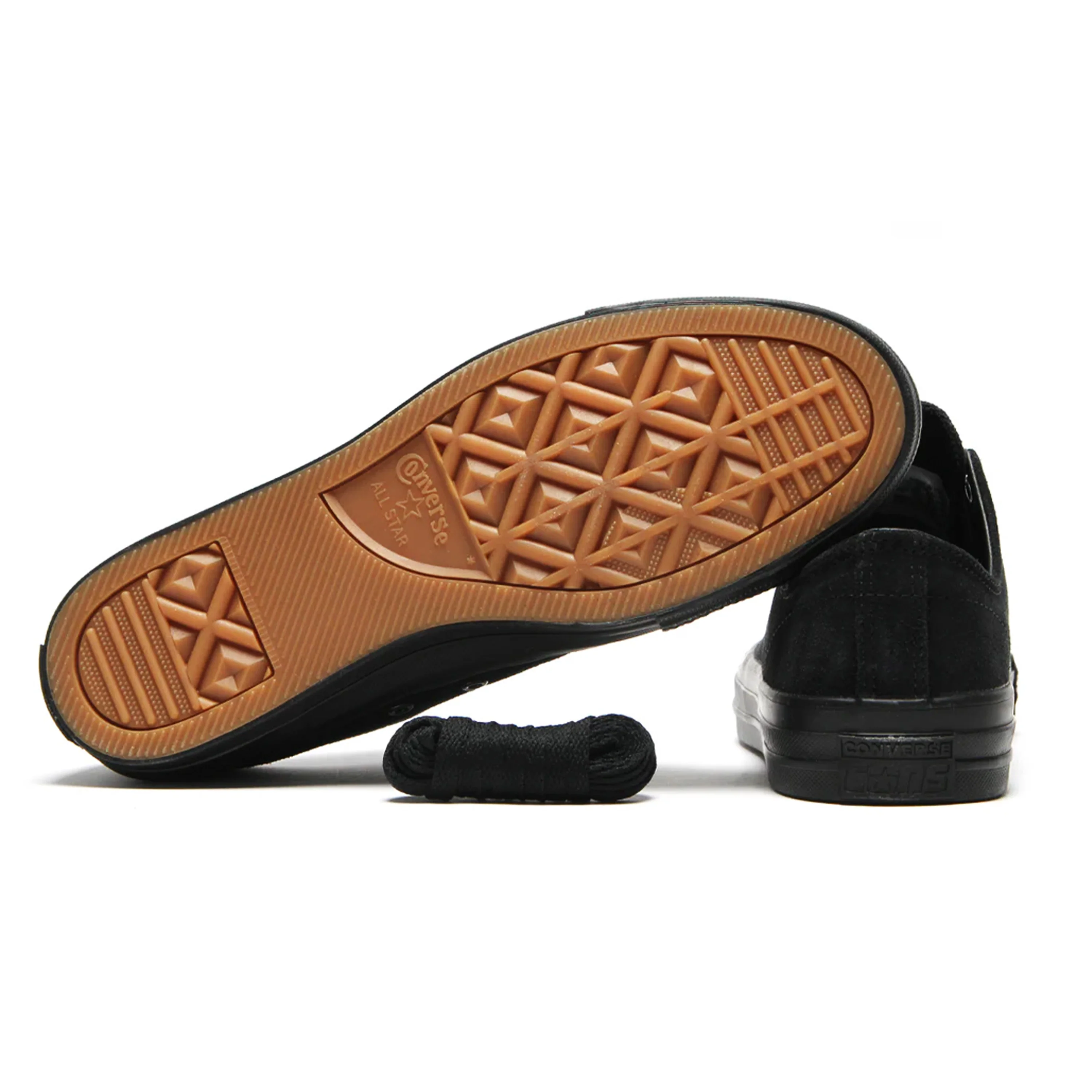 CONVERSE CONS CHUCK TAYLOR ALL STAR PRO OX SUEDE BLACK / BLACK - Image 3