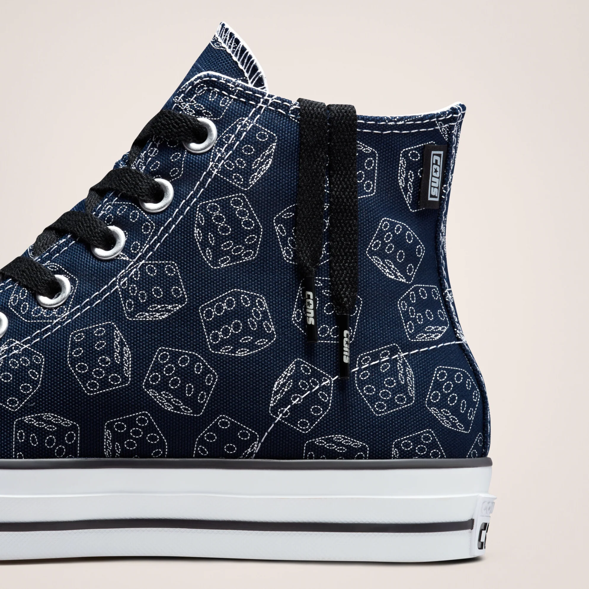 CONVERSE CONS CTAS PRO HI DICE OBSIDIAN / BLACK / WHITE - Image 3