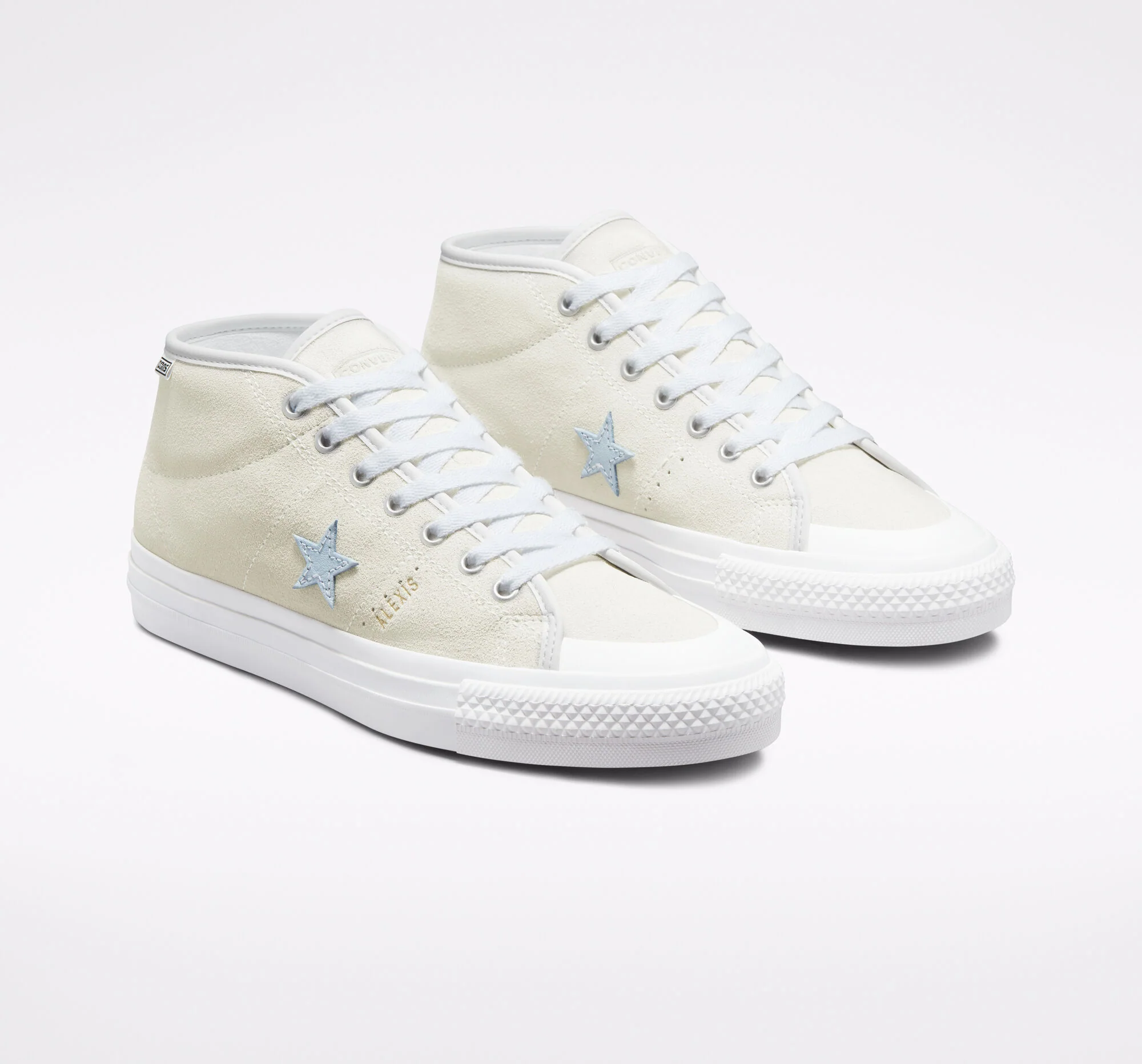 CONVERSE CONS ONE STAR PRO MID ALEXIS VINTAGE WHITE / WHITE - Image 5