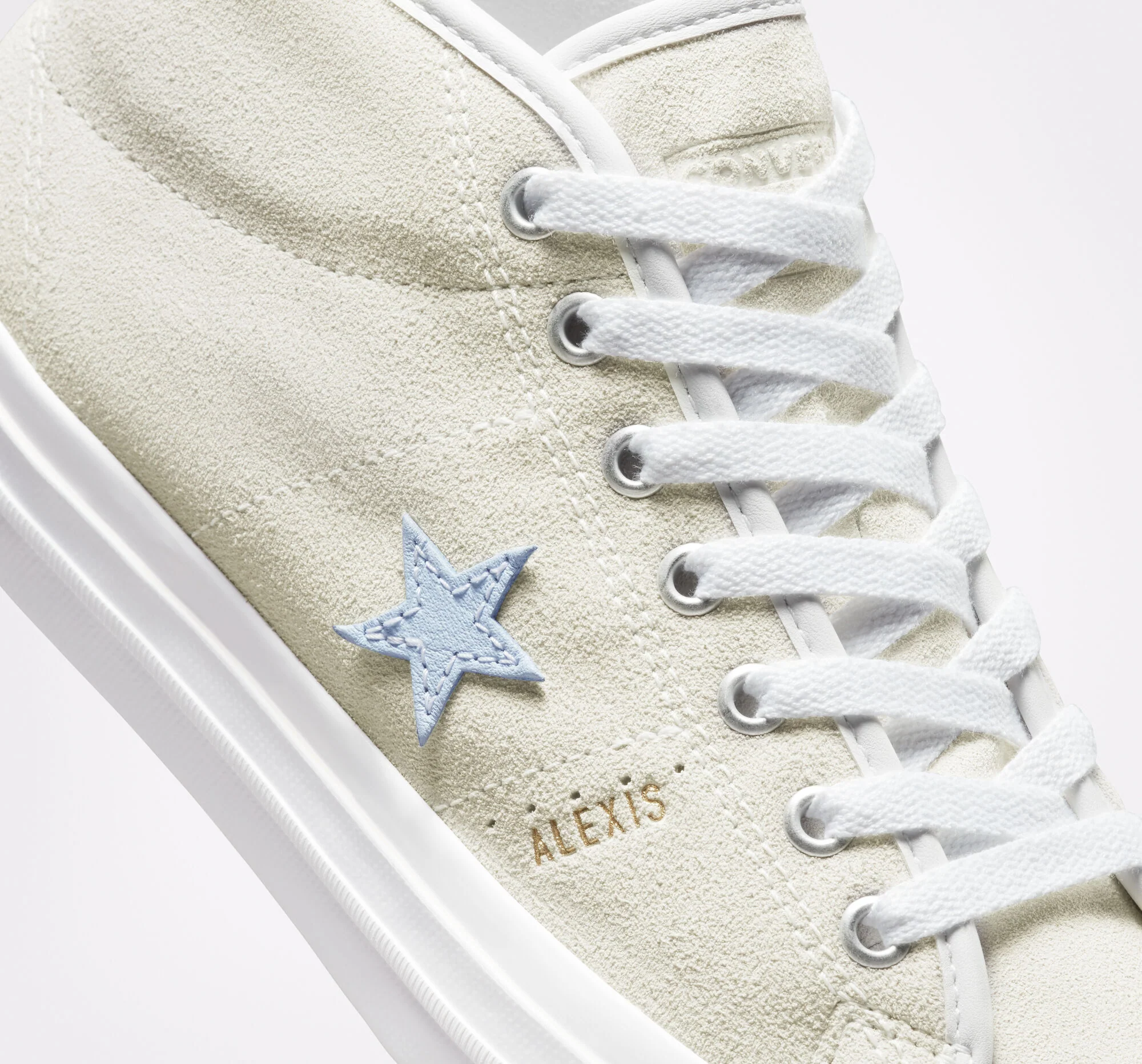 CONVERSE CONS ONE STAR PRO MID ALEXIS VINTAGE WHITE / WHITE - Image 6