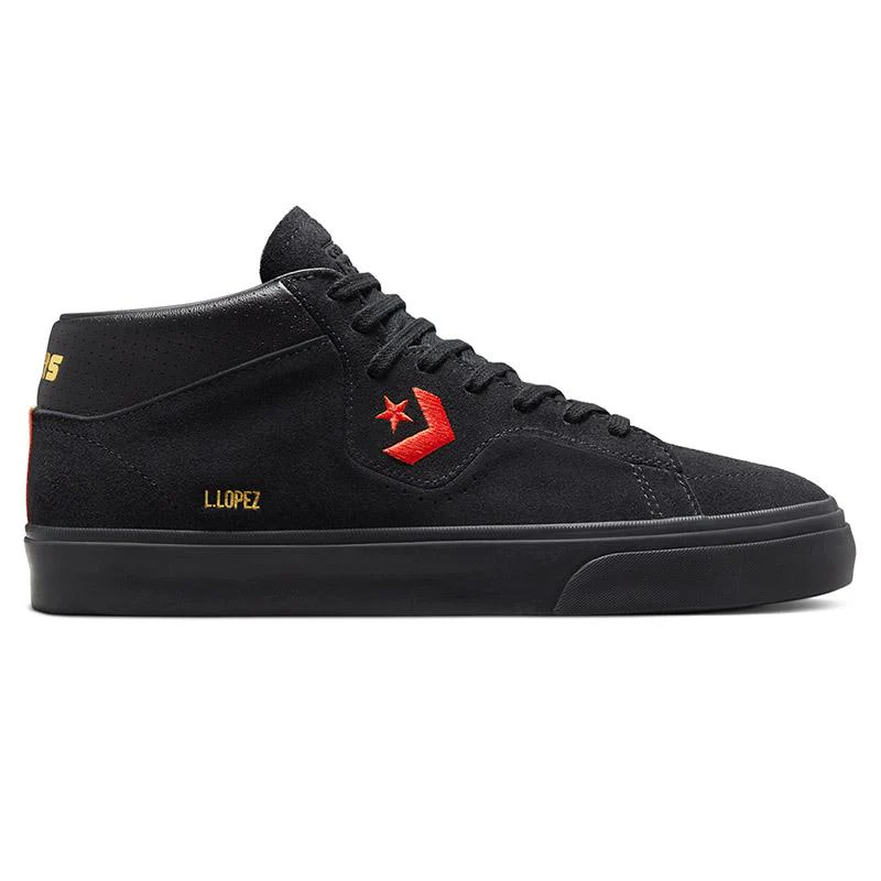 CONVERSE LOUIE LOPEZ PRO MID BLACK / POPPY GLOW / AMARILLO