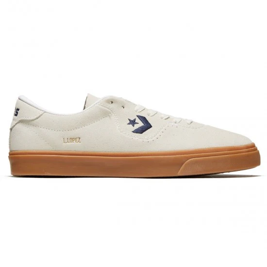 CONVERSE CONS LOUIE LOPEZ PRO OX EGRET/OBSIDIAN/GUM