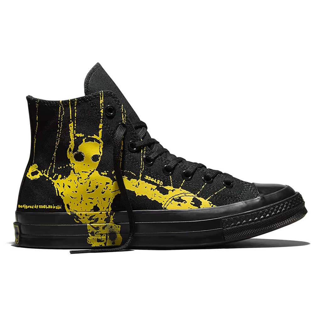 CONVERSE X EDGLRD CHUCK 70 HIGH BLACK / YELLOW / BLACK