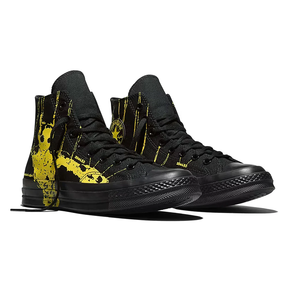 CONVERSE X EDGLRD CHUCK 70 HIGH BLACK / YELLOW / BLACK - Image 3