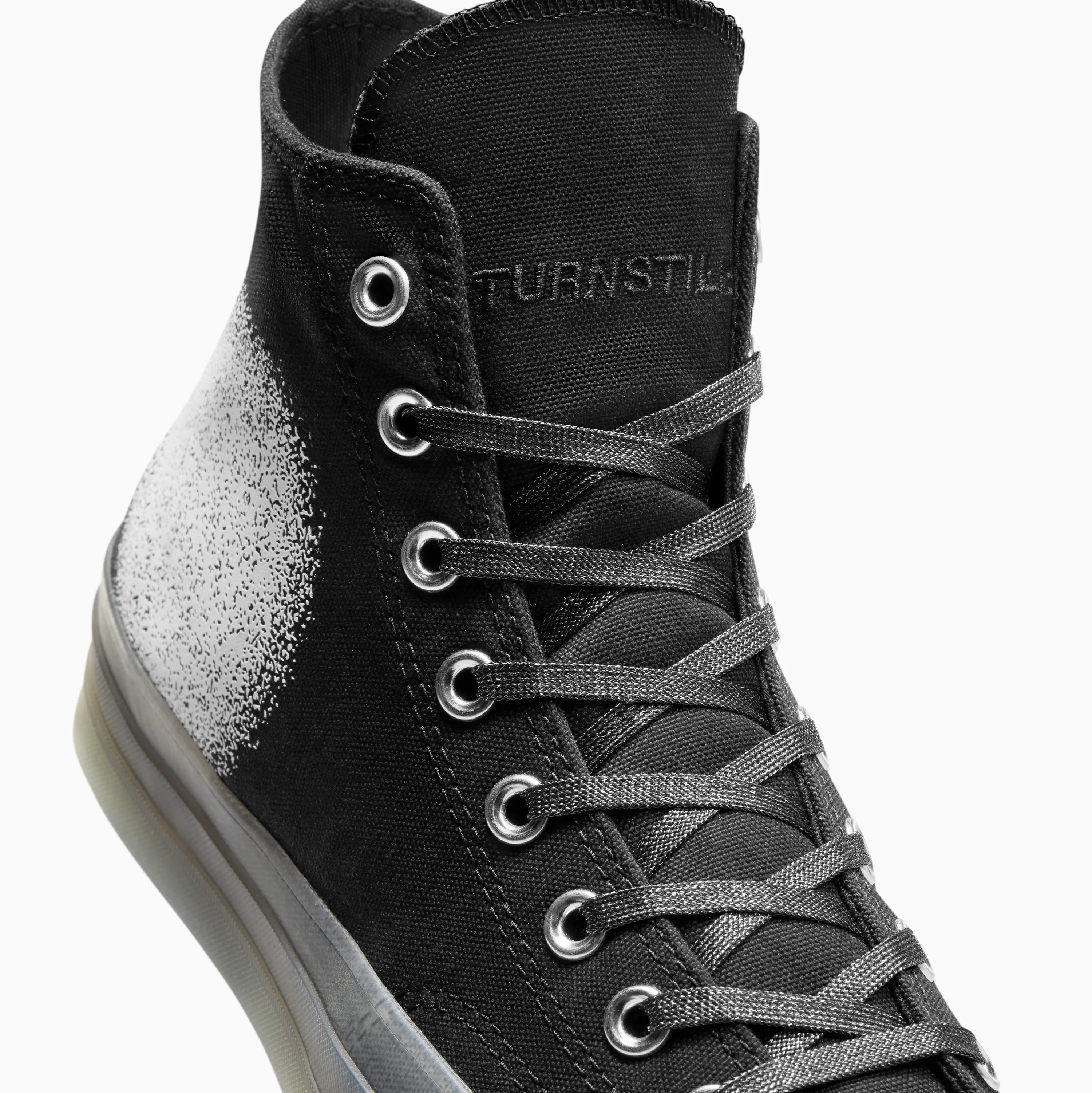 CONVERSE x TURNSTILE CHUCK 70 HI BLACK / GREY / WHITE - Image 2