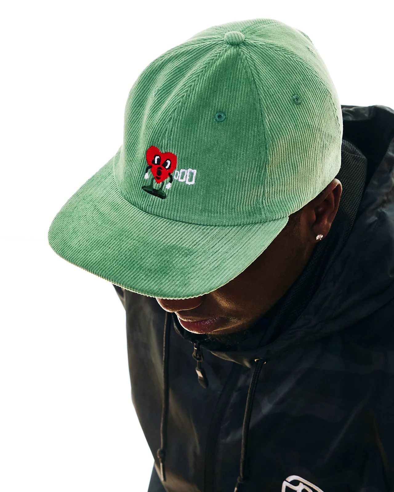 BLUETILE SMOKE SQUARES DAD HAT MINT CORDUROY - Image 3