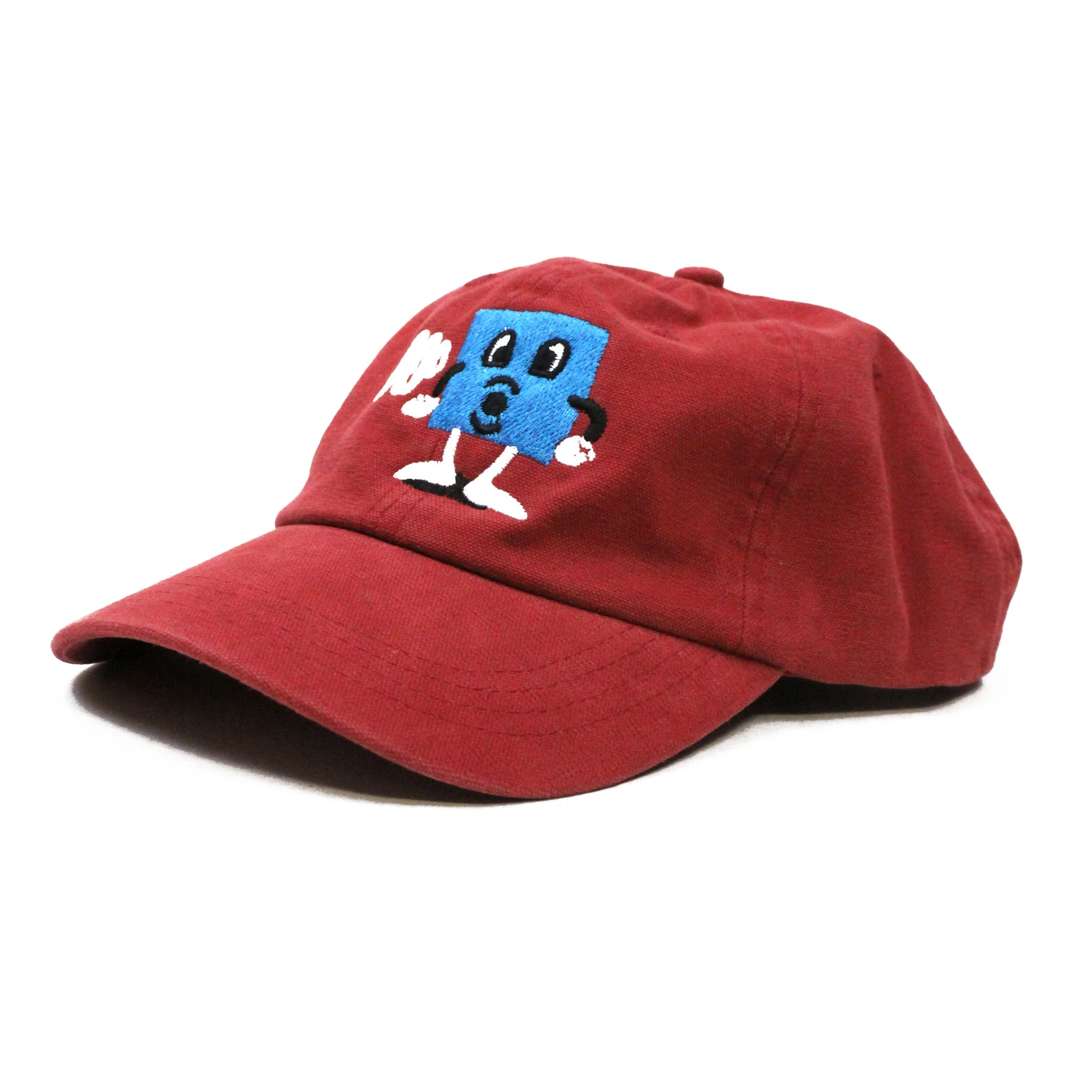 BLUETILE PUFF SQUARE DAD HAT ANTIQUE RED - Image 2