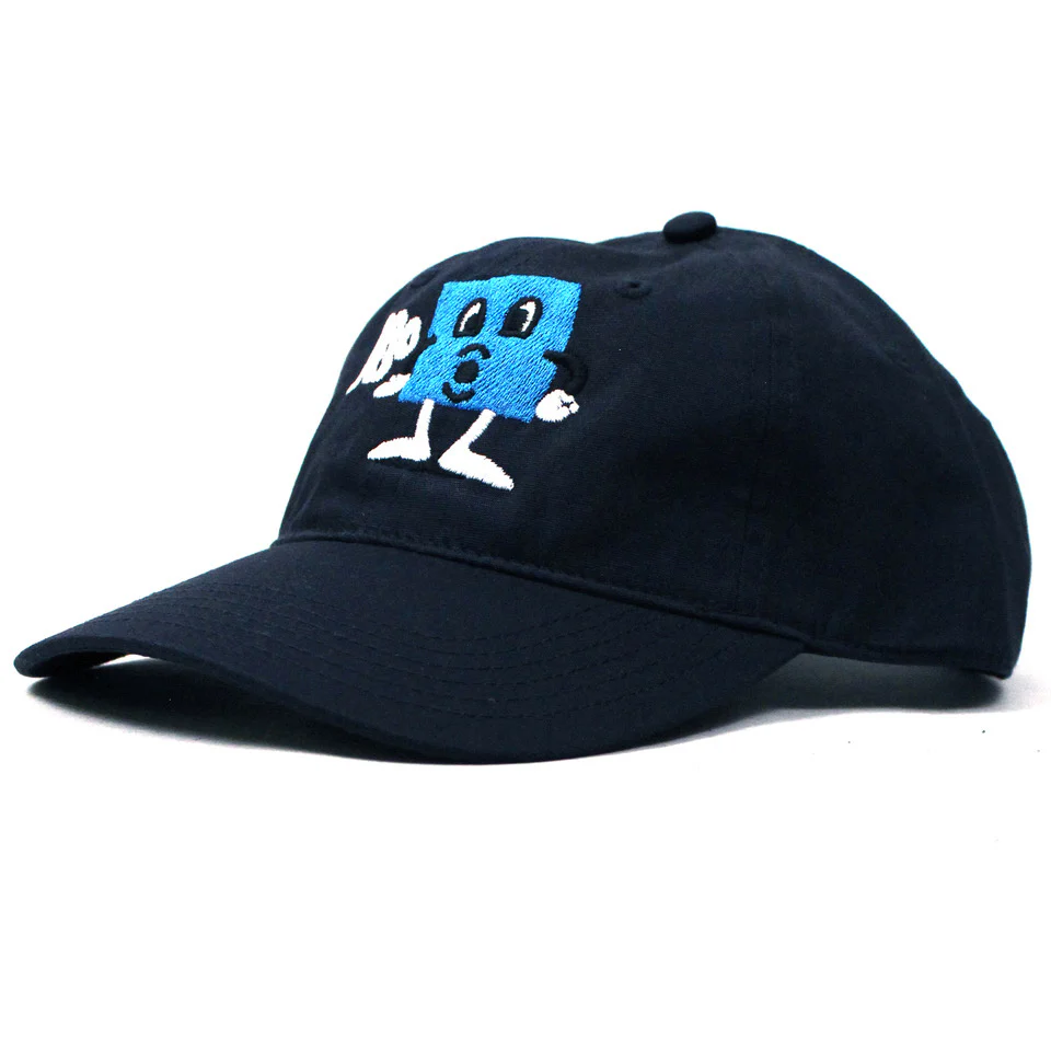 BLUETILE PUFF SQUARE DAD HAT NAVY BLUE - Image 2