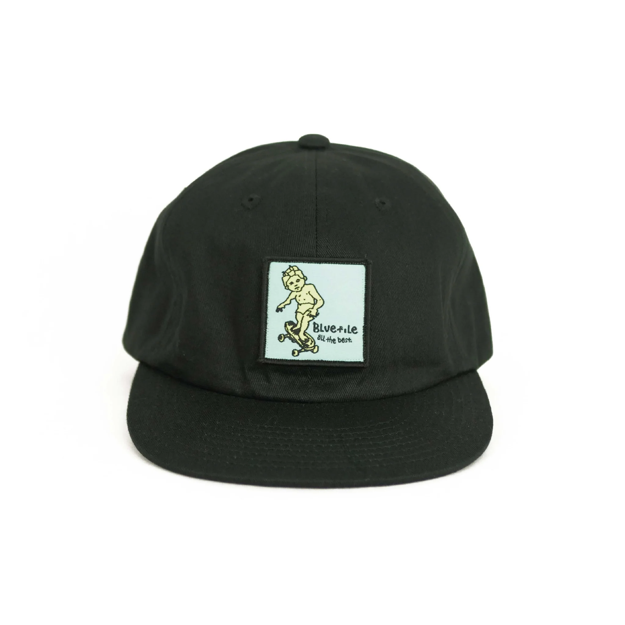 BLUETILE SKETCHY PATCH HAT BLACK