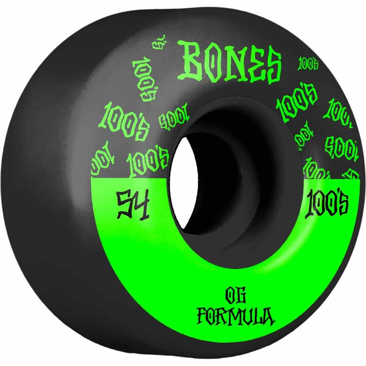BONES 100'S V4 54MM O.G. BLACK