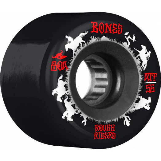 BONES ATF ROUGH RIDER WRANGLERS 80A 56MM BLK