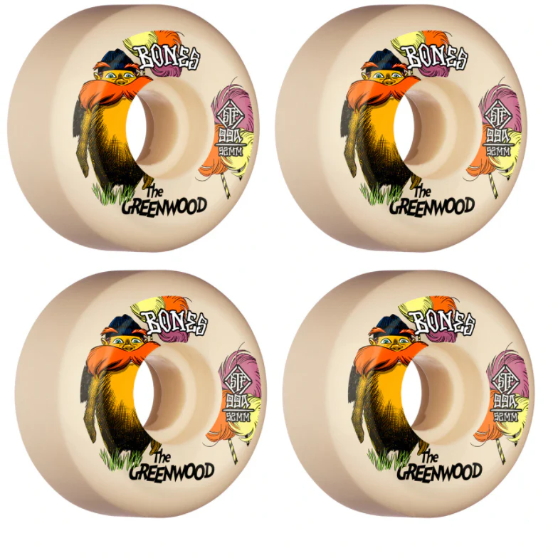 BONES STF PRO GREENWOOD 54MM 99a V5 SIDECUT - Image 2