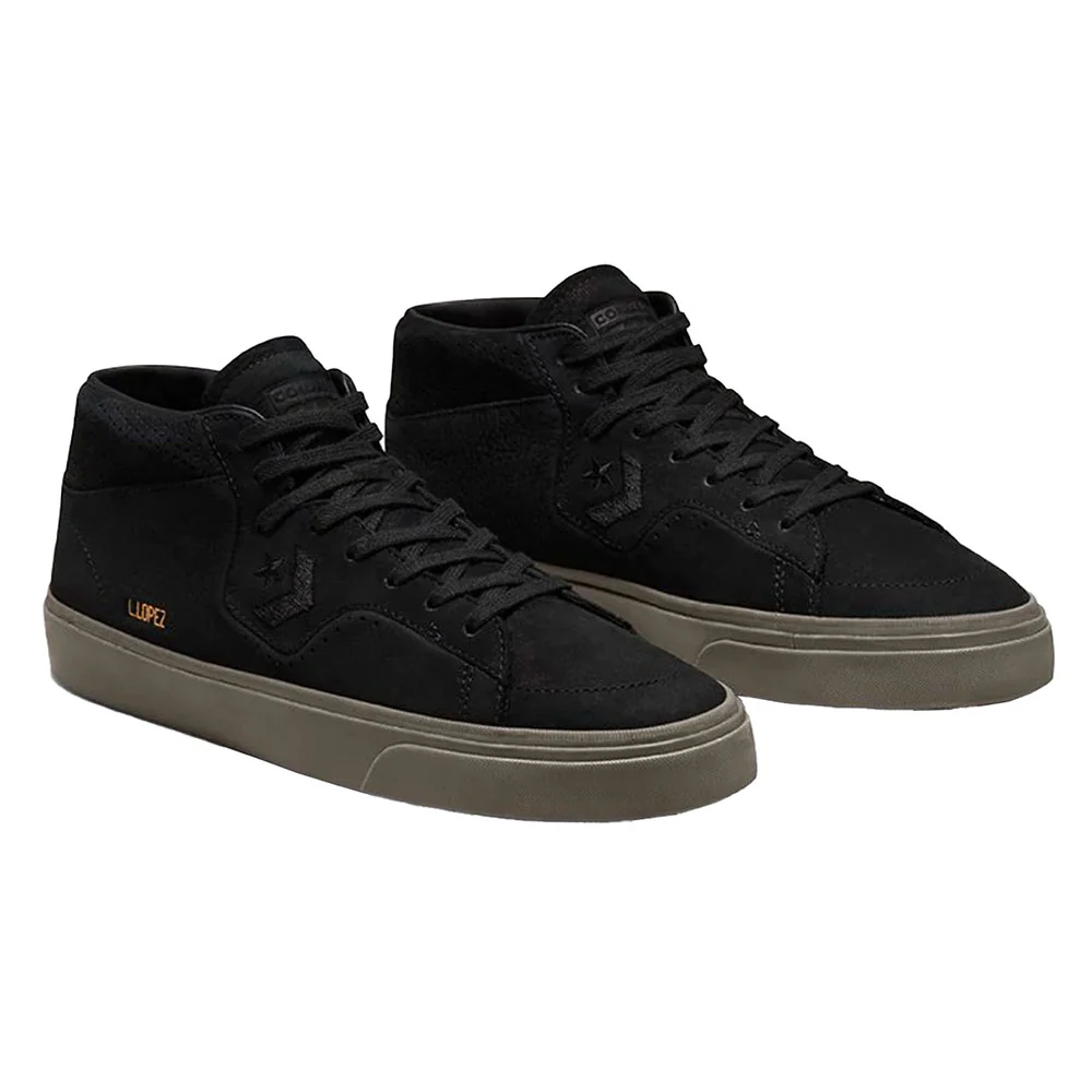 CONVERSE LOUIE LOPEZ PRO MID BLACK/BLACK/DARK MUSHROOM - Image 2