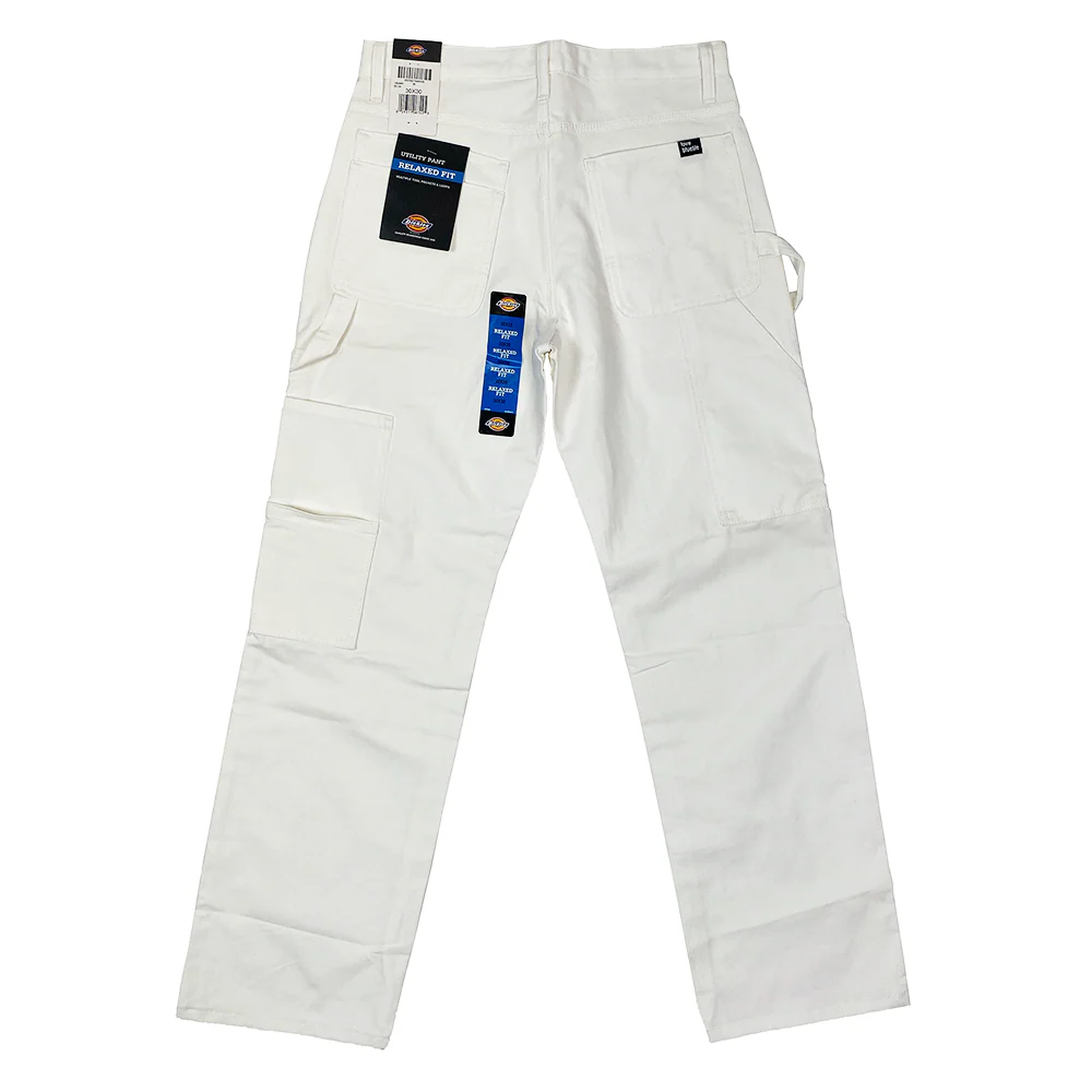 BLUETILE DICKIES RELAXED FIT UTILITY PANT WHITE - Image 2