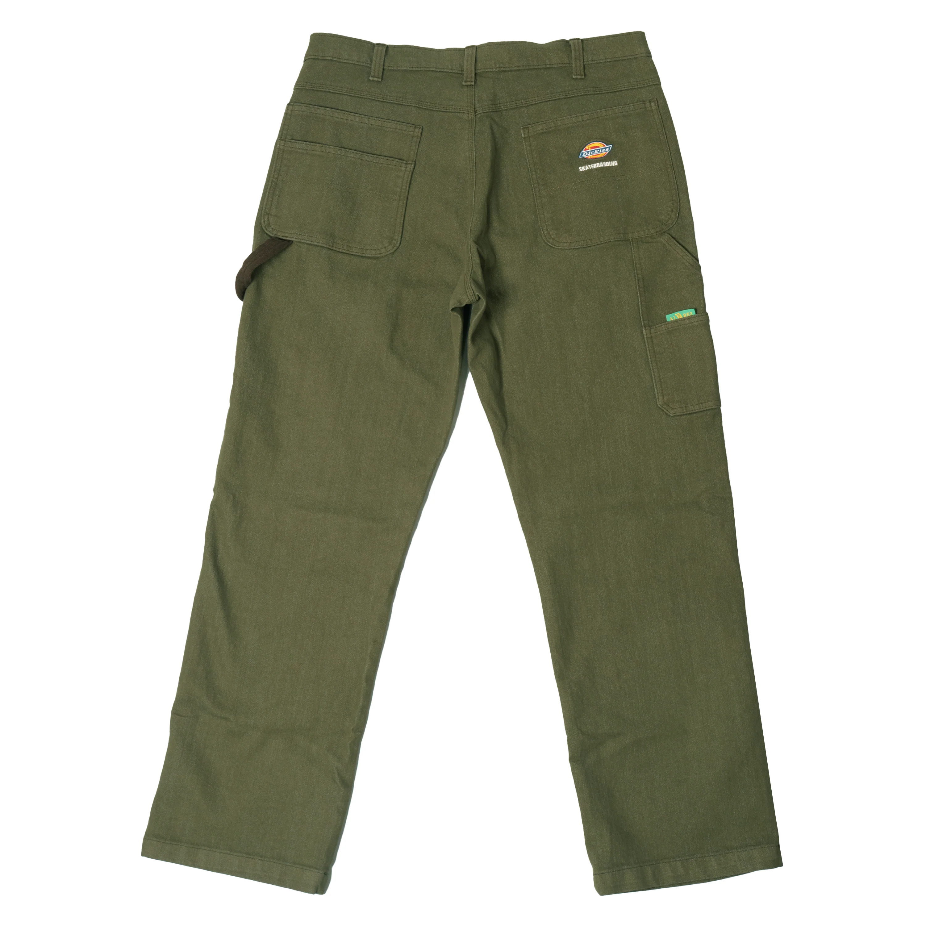DICKIES VINCENT ALVAREZ DENIM PANT MILITARY GREEN - Image 2