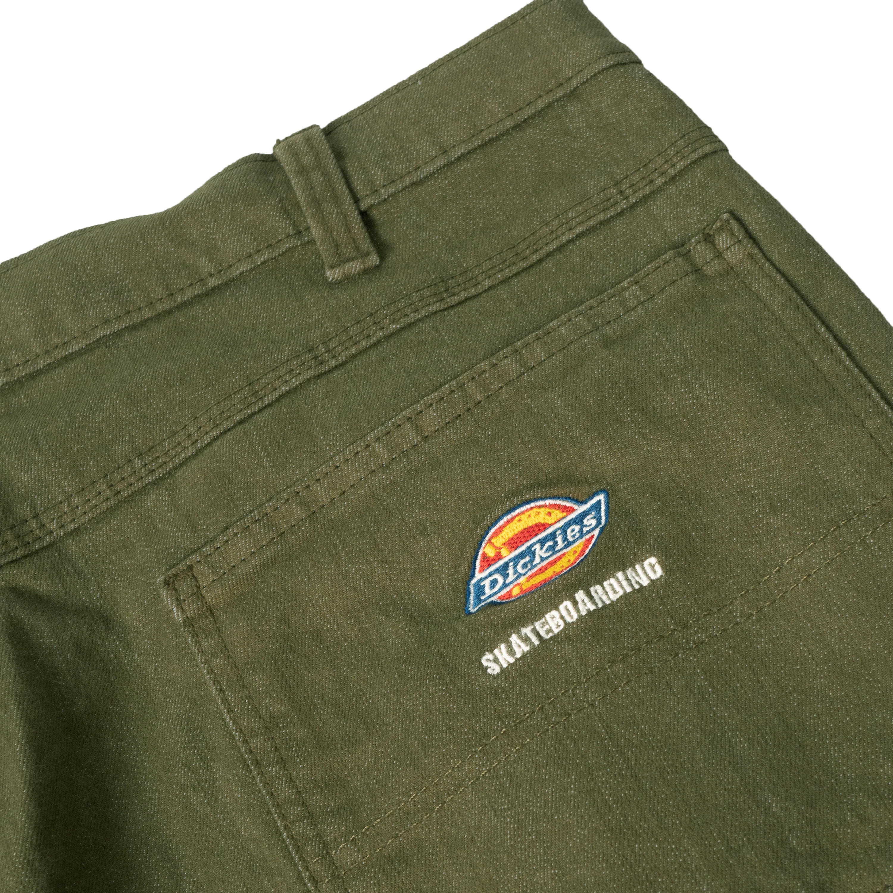 DICKIES VINCENT ALVAREZ DENIM PANT MILITARY GREEN - Image 4