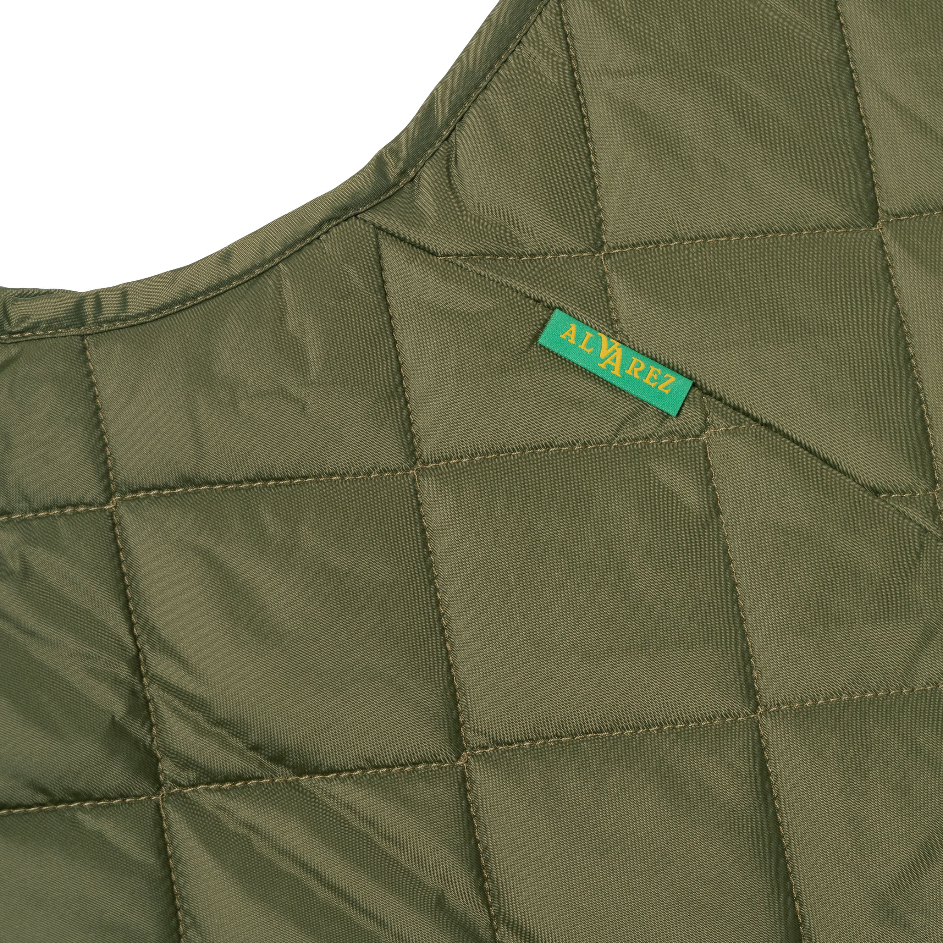 DICKIES VINCENT ALVAREZ QUILITED VEST MILITARY GREEN - Image 4