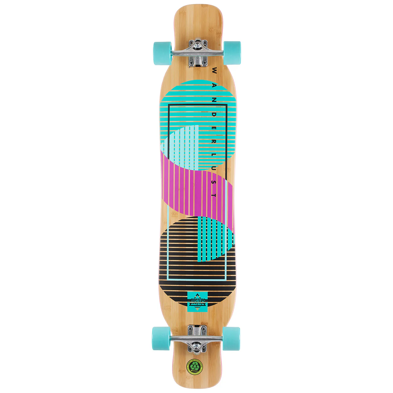 DUSTERS WANDERLUST 47" LONGBOARD TEAL/PURPLE