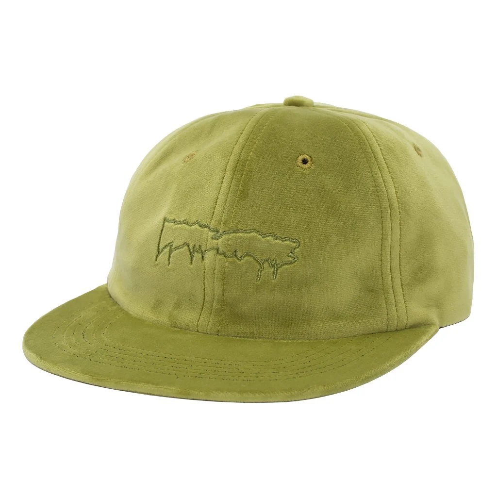 FUCKING AWESOME OUTLINE DRIP LIME UNSTRUCTURED STRAP BACK