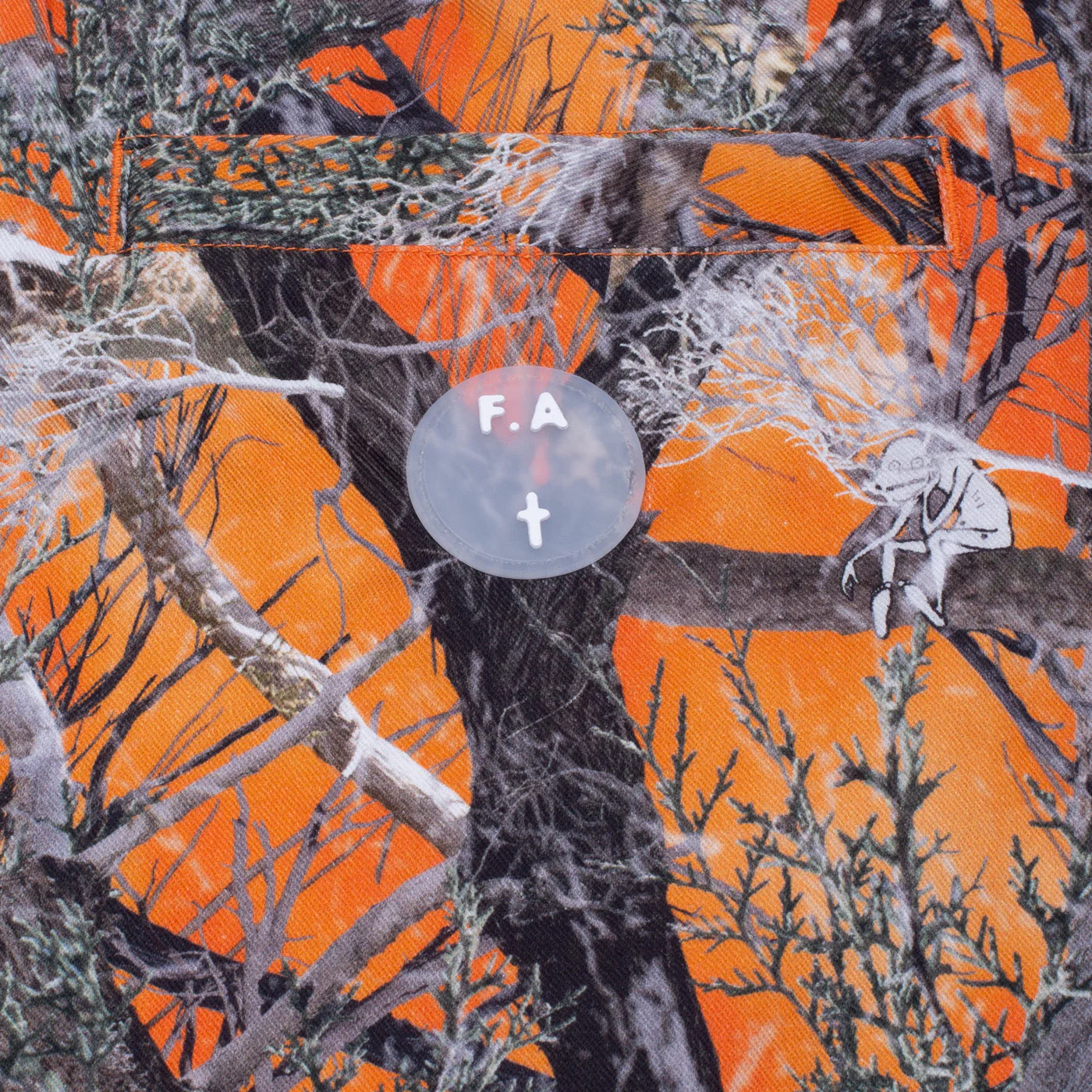 FUCKING AWESOME CAMO LEISURE PANT ORANGE - Image 4