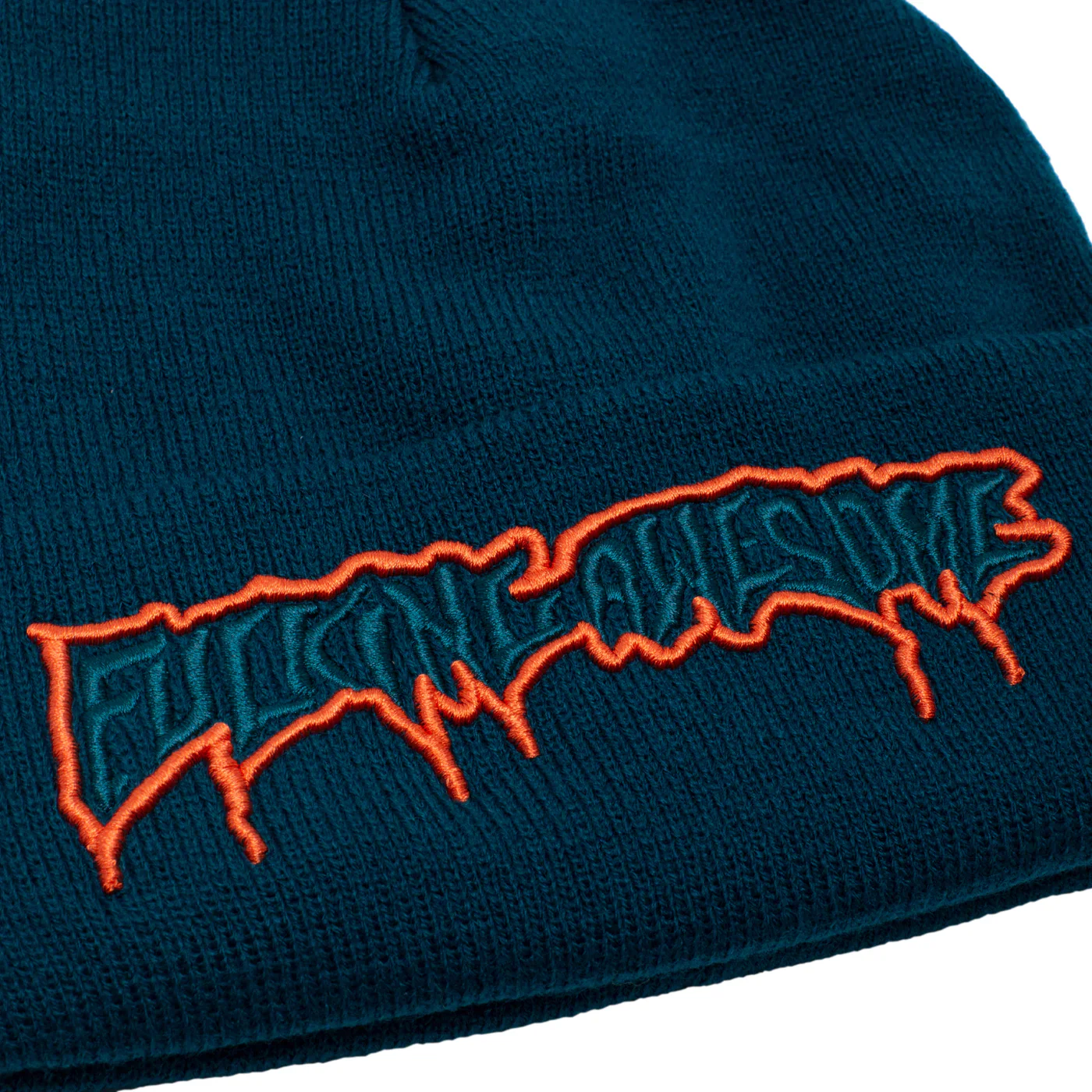 FUCKING AWESOME RUNNING LOGO CUFF BEANIE TEAL - Image 2