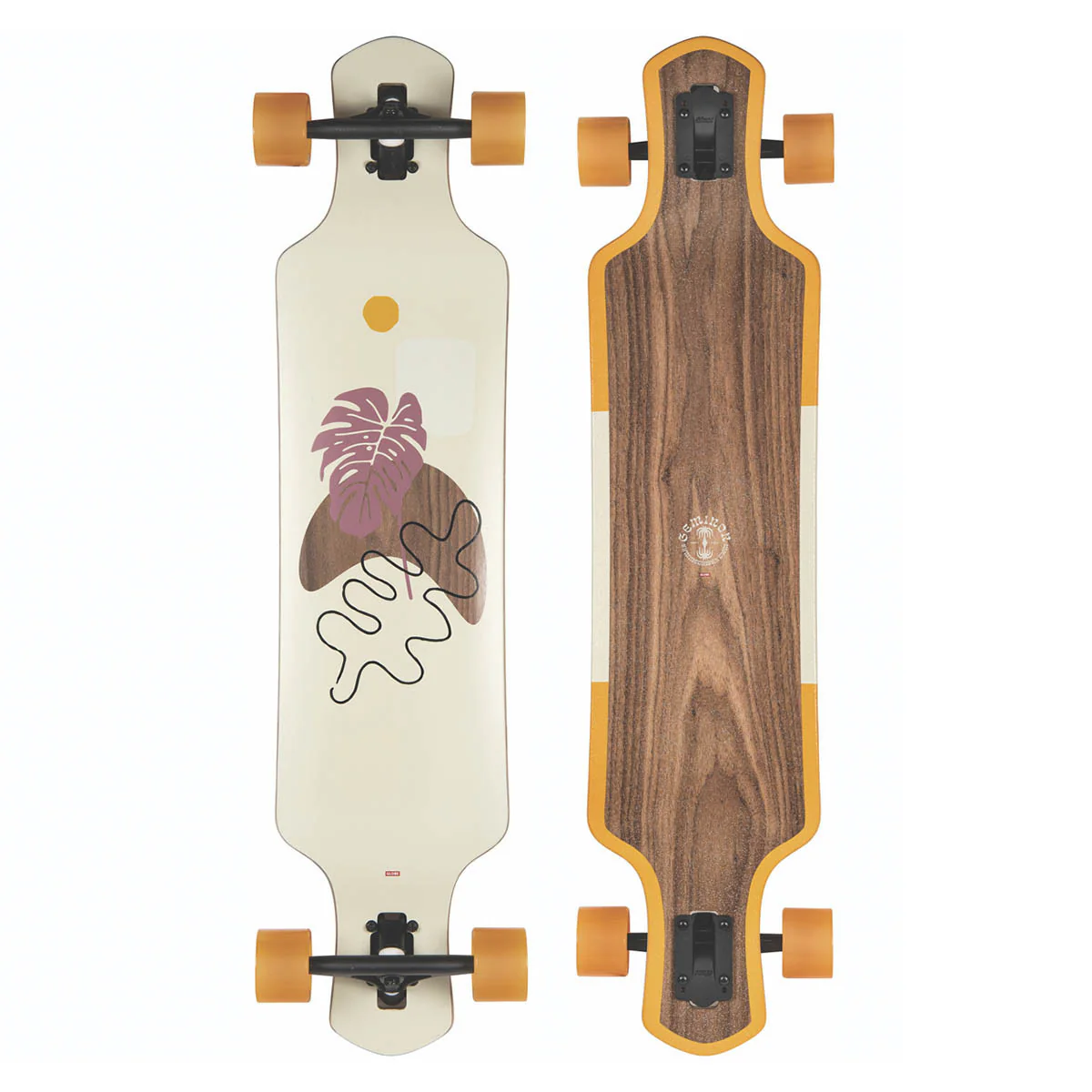 GLOBE GEMINON 40" CRUISER ROCK WALNUT/MONSTERA - Image 2