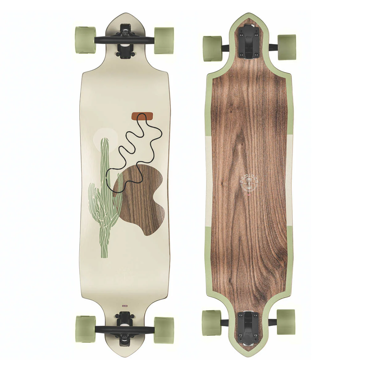 GLOBE GEMINON 37.5" CRUISER MICRO DROP WALNUT/CACTI - Image 2