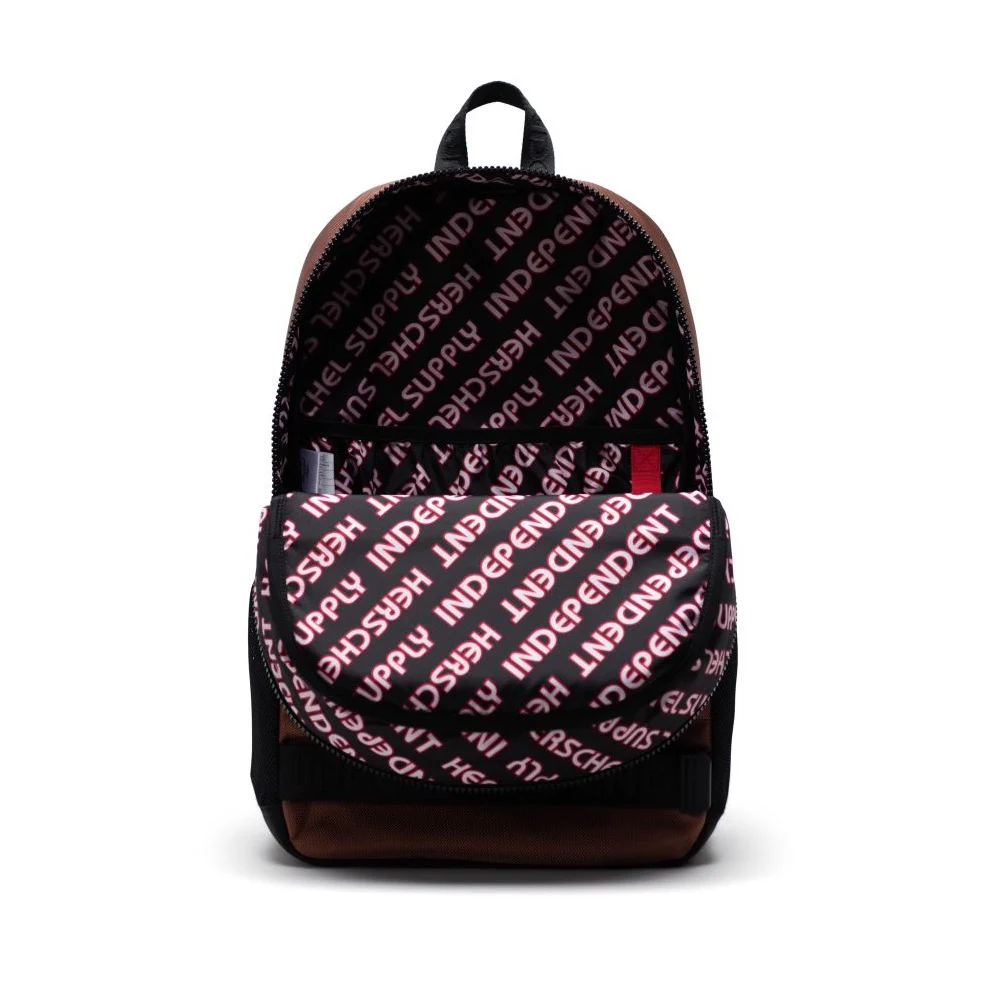 HERSCHEL X INDEPENDENT FLEET BACKPACK SADDLE BROWN/BLACK - Image 2