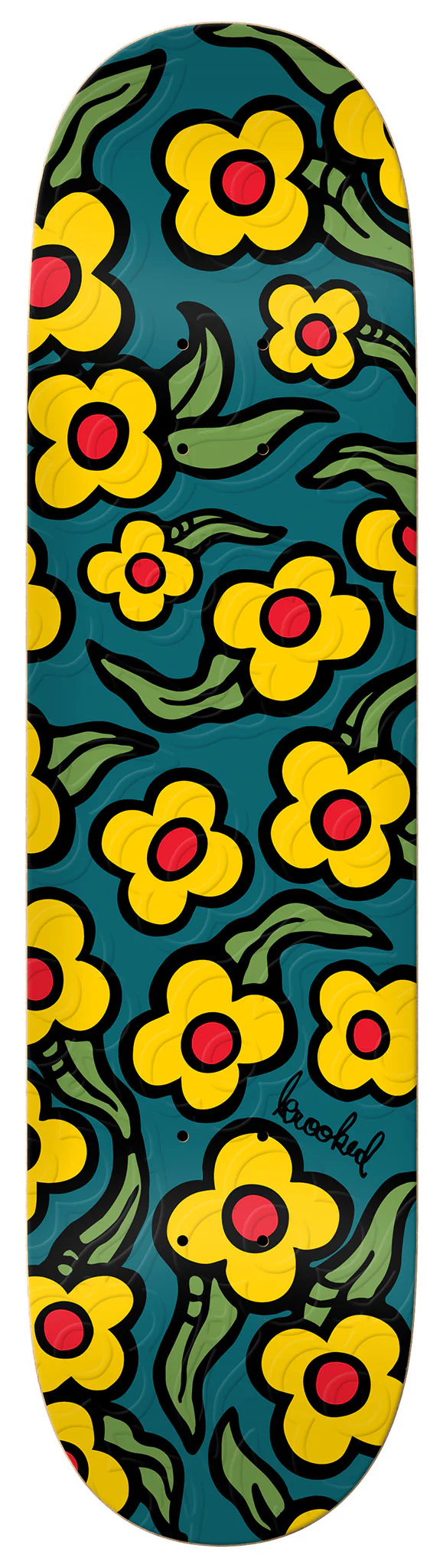 KROOKED WILD STYLE FLOWER EMB 8.5