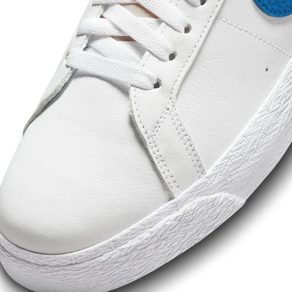 NIKE SB BLAZER MID ORANGE LABEL WHITE / VARSITY ROYAL - Image 4