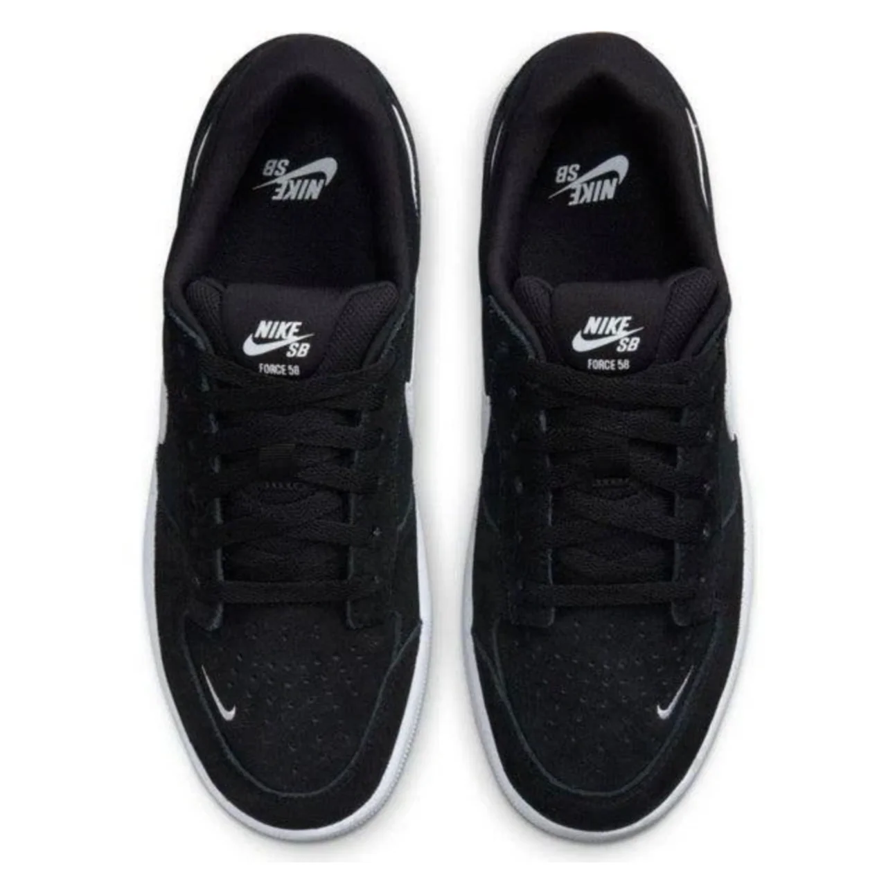 NIKE SB FORCE 58 BLACK / WHITE - Image 2