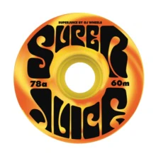OJ III WHEELS SUPER JUICE ORANGE SWIRL 78a 60mm