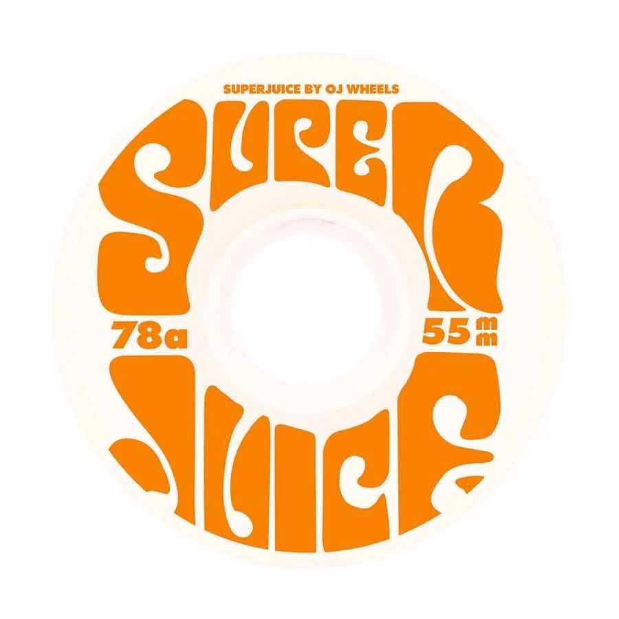 OJ WHEELS MINI SUPER JUICE WHITE 78a 55mm