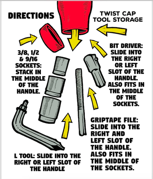 SILVERBACK RATCHET TOOL RED - Image 3
