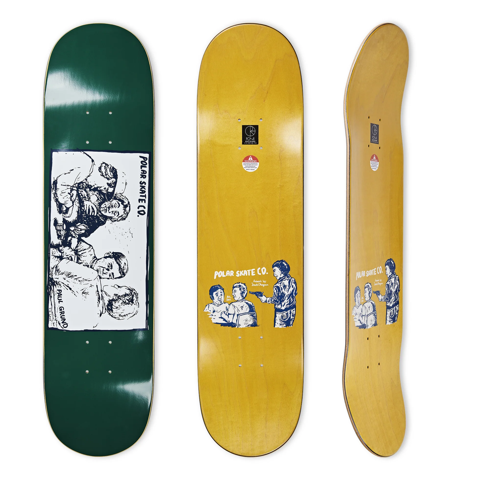 POLAR GRUND COLD STREAK 8.0 DARK GREEN - Image 2