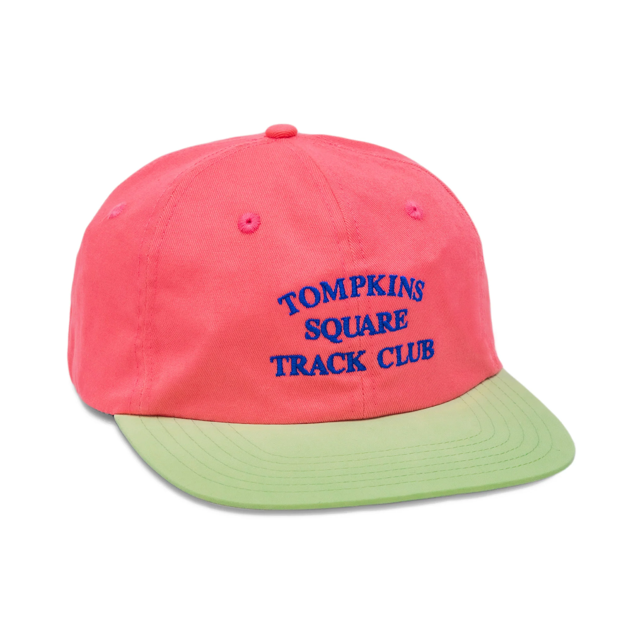 QUARTERSNACKS TRACK CLUB CAP PINK/LIGHT GREEN