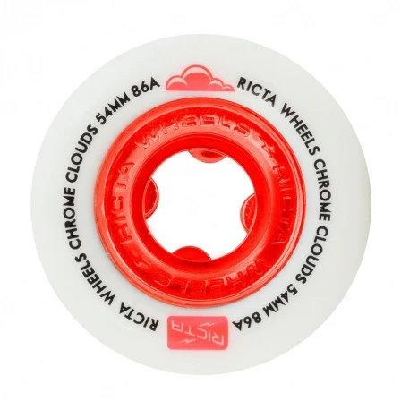 RICTA CHROME CLOUDS 86a 54mm WHITE/RED