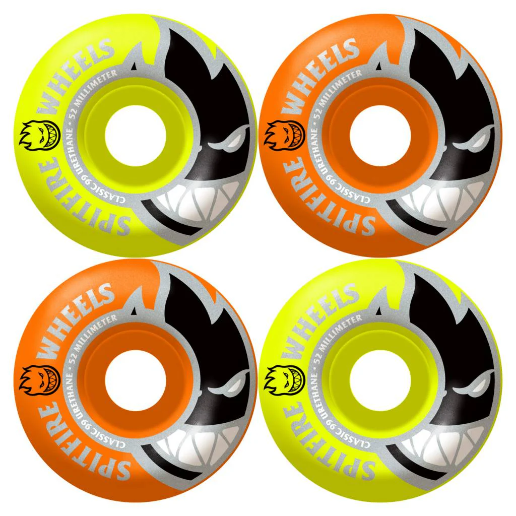 SPITFIRE BIG HEAD CLASSICS 53MM OR/YL