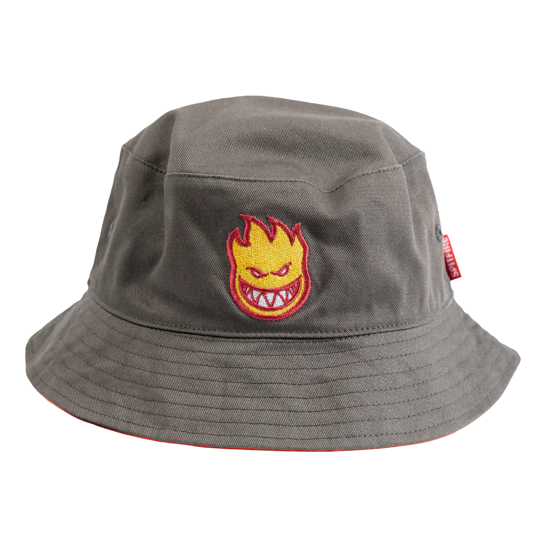 SPITFIRE CLASSIC '87 BIGHEAD REVERSIBLE BUCKET HAT RED/CHARCOAL