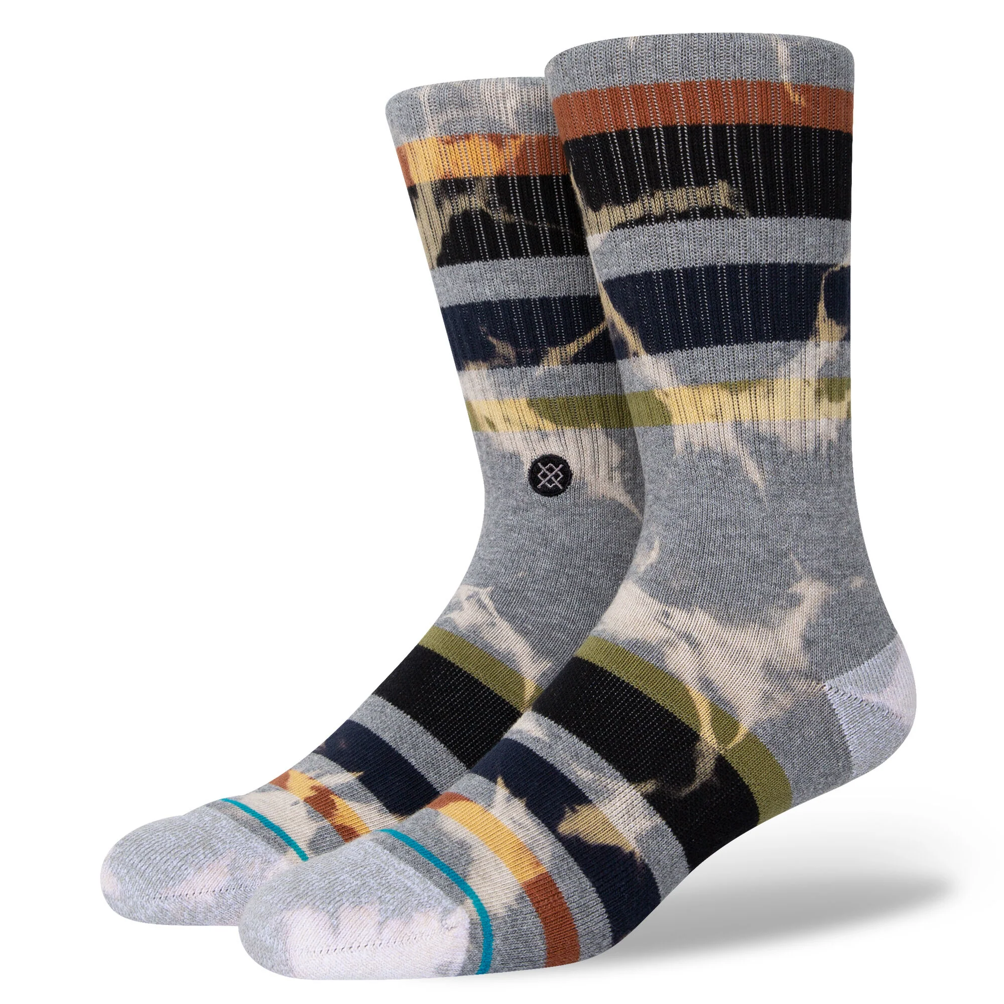 STANCE SOCKS BRONG HEATHER GRAY LARGE