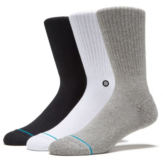 STANCE SOCKS ICON 3 PACK MULTI MED