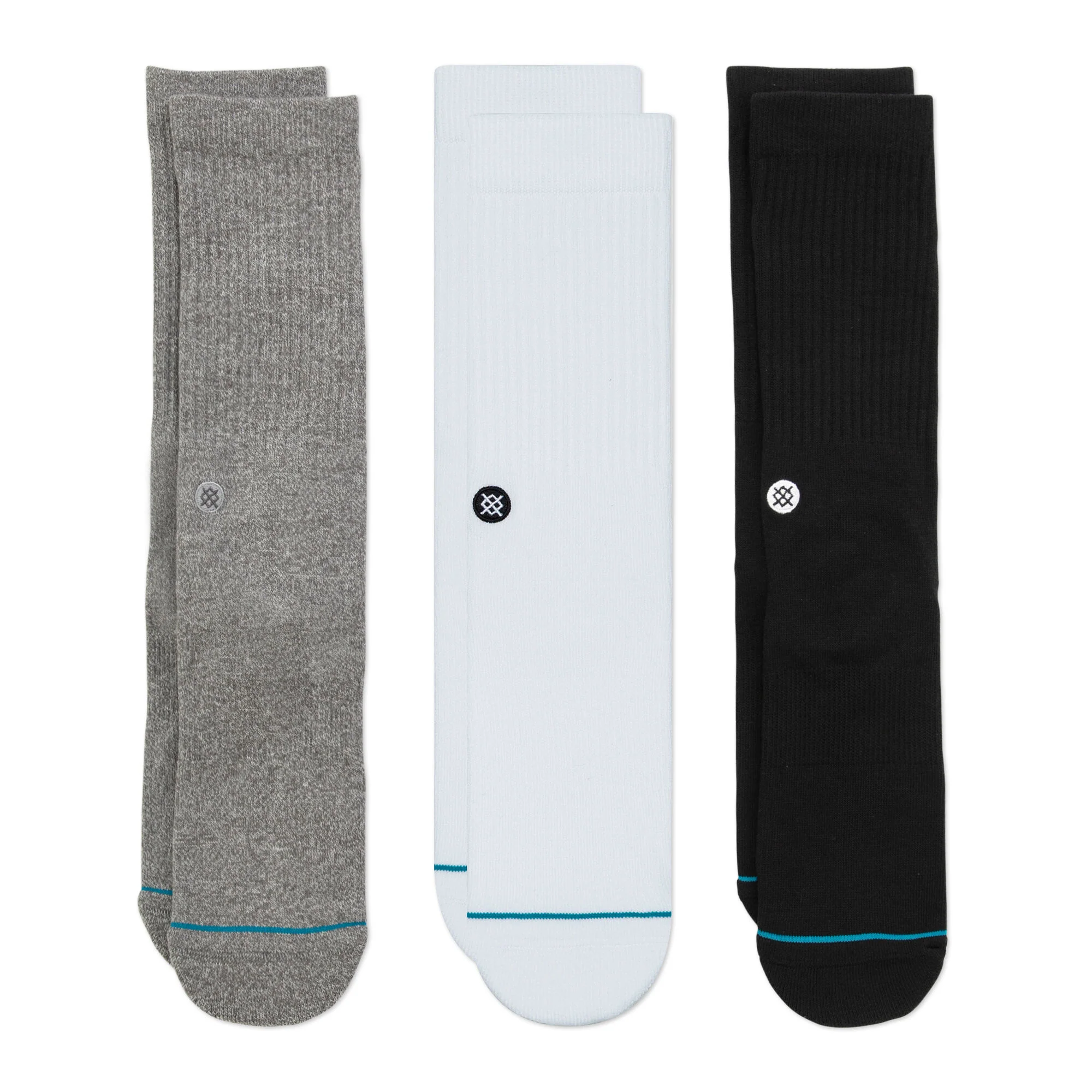 STANCE SOCKS ICON 3 PACK MULTI MED - Image 2