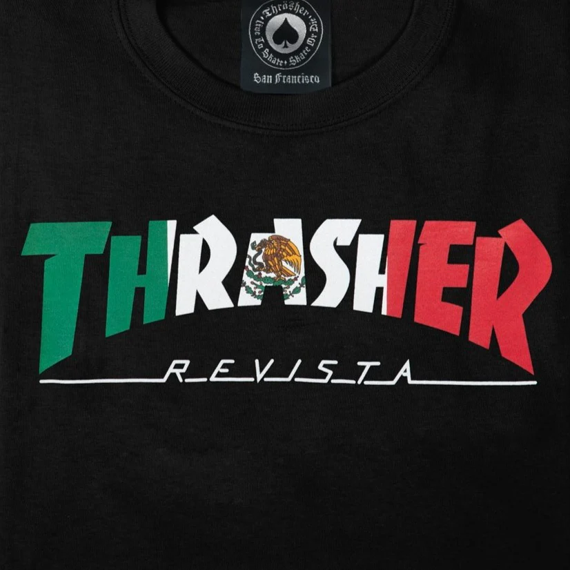 THRASHER MEXICO TEE BLACK - Image 2