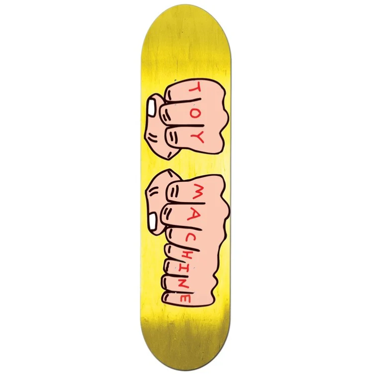 TOY MACHINE FISTS YELLOW 8.38